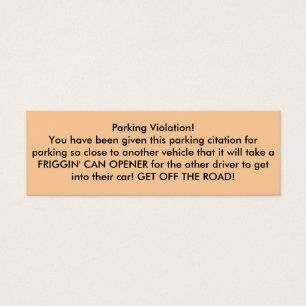 Parkverletzung!