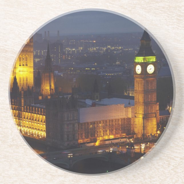 Parlament, Big Ben, Westminster Sandstein Untersetzer (Vorne)