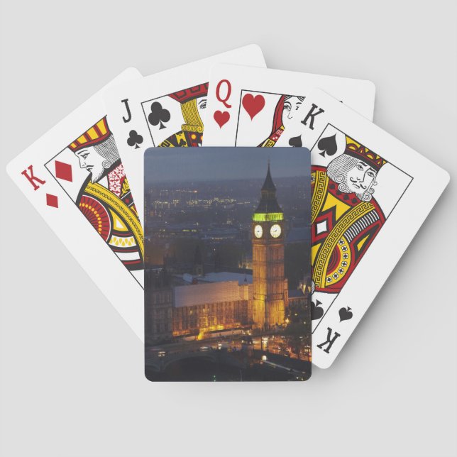 Parlament, Big Ben, Westminster Spielkarten (Rückseite)