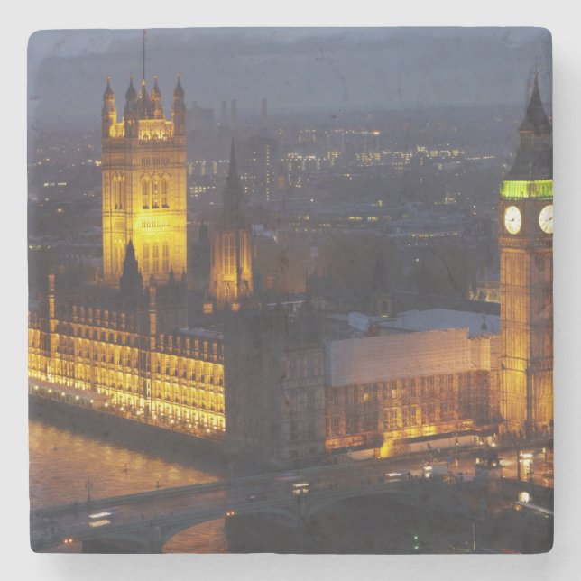 Parlament, Big Ben, Westminster Steinuntersetzer (Vorderseite)