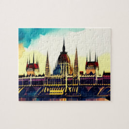 Parlament für Wasserfarbe Budapest