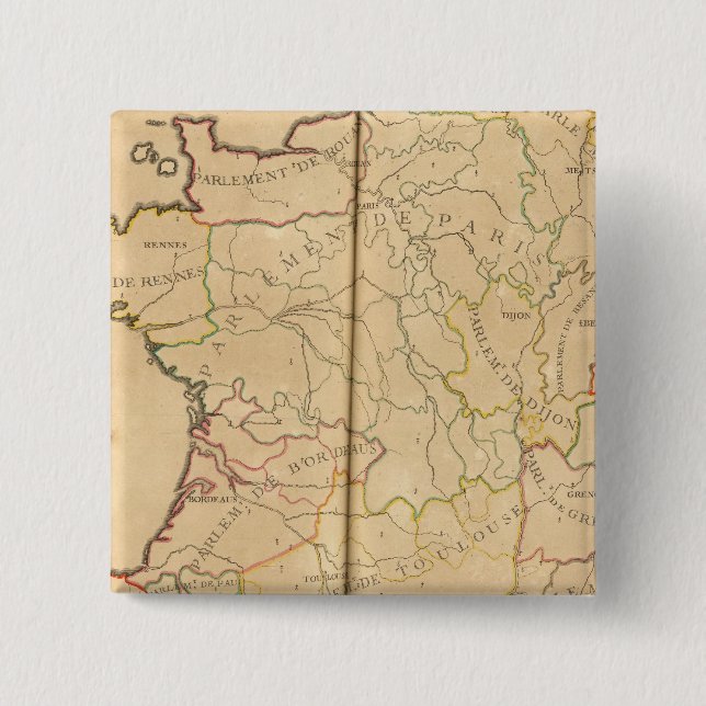 Parlament in Frankreich Button (Vorderseite)