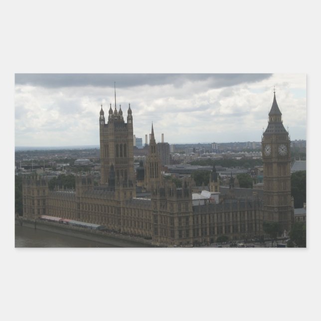Parlament in London Sticker (Vorderseite)