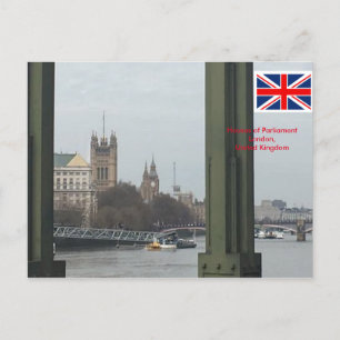 Parlament, London Vereinigtes Königreich Postkarte