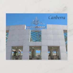 Parlament von Australien, Canberra. Postkarte