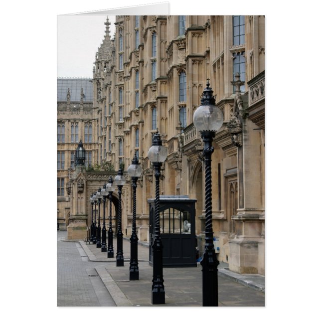 Parlament Westminster - London - Karte (Vorne)