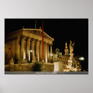 Parlament, Wien, Österreich Aktueller Schritt: 12  Poster