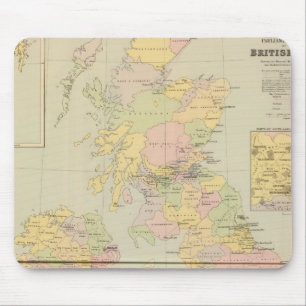 Parlamentarische Landkarte, Britische Inseln Mousepad