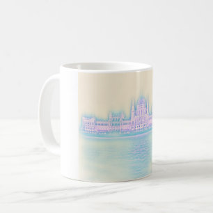 Parlamentsgebäude Budapest Ungarn Kaffeetasse