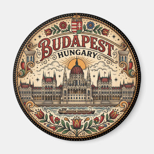 Parlamentsgebäude Budapest Ungarn Magnet