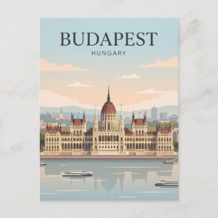 Parlamentsgebäude Budapest Ungarn Postkarte