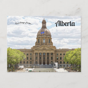 Parlamentsgebäude von Alberta Alberta Kanada Postkarte