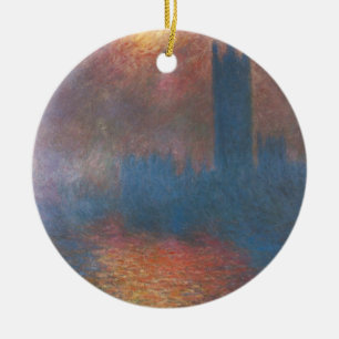Parlamentshäuser, London von Claude Monet Keramik Ornament