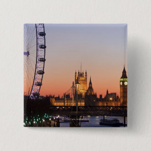 Parlamentshäuser und das Londoner Auge Button