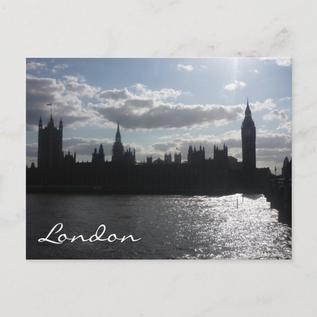 Parlamentssonne Postkarte (Vorderseite)