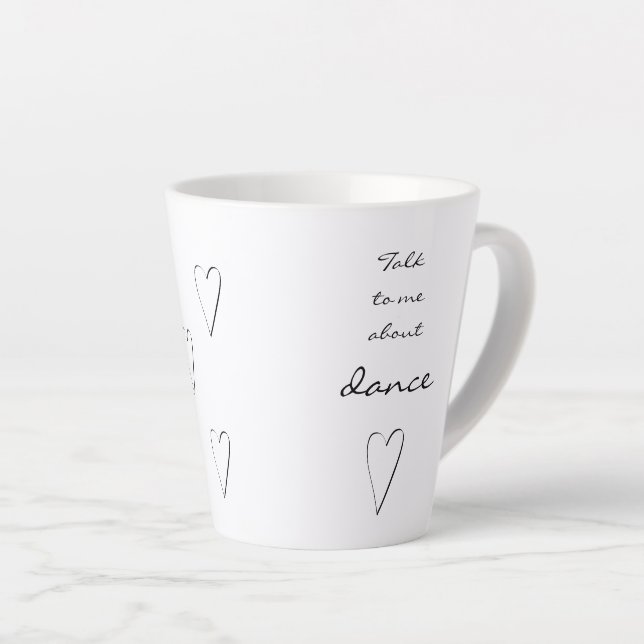 Parle-moi de Danse ! Belle Mug pour danseurs (Angle droit)