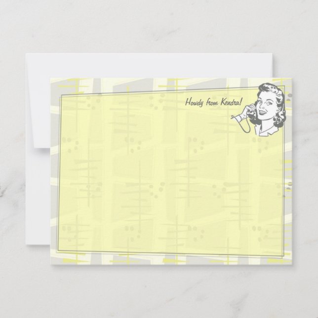 Parler de la ville Cartes à notes plats personnali (Devant)