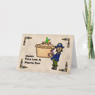 Parlez Comme Une Carte Pirate Day Pie
