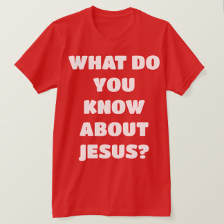 Parlez-moi de Jésus Evangélisme Chrétien T-shirt