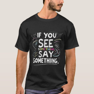 Parlez pour les enfants - T-shirt de prévention de