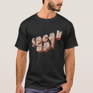 Parlez vers le haut de T.shirt