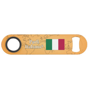 Parlez-vous italien ? en italien. Indicateur wf
