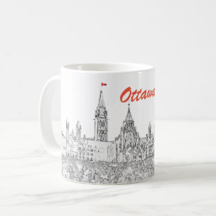Parliament Hill in Ottawa - Ontario, Kanada Kaffeetasse