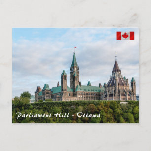 Parliament Hill in Ottawa - Ontario, Kanada Postkarte