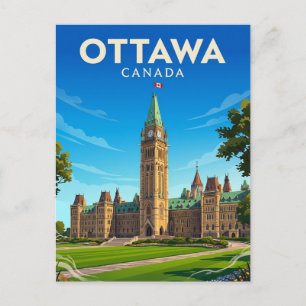 Parliament Hill Kanada Postkarte