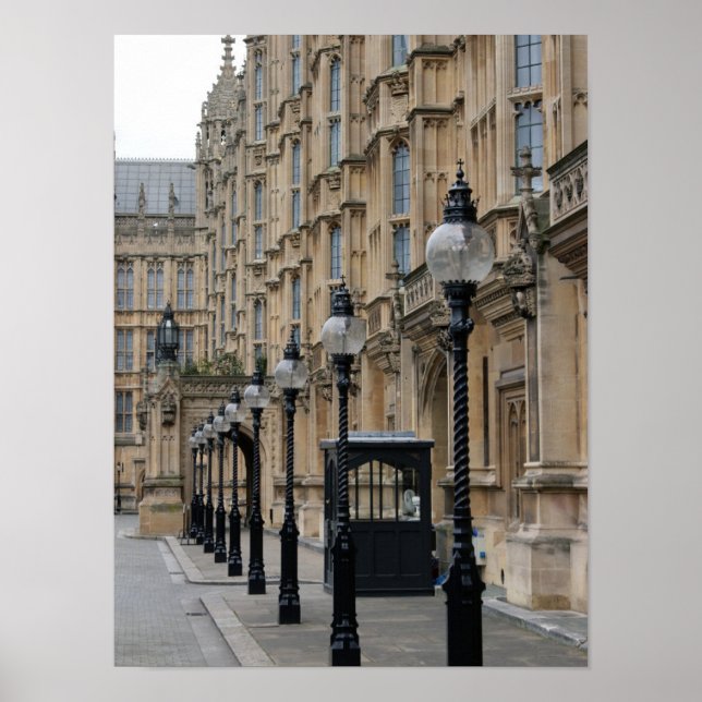 Parliament - Westminster - Lamppost Poster (Vorne)