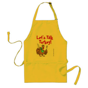 Parlons la Turquie ! Tablier de Thanksgiving