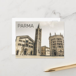 Parma Emilia Romagna Piazza Del Duomo Italien Feiertagspostkarte