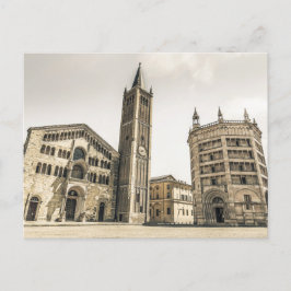 Parma Emilia Romagna Piazza Del Duomo Italien Feiertagspostkarte