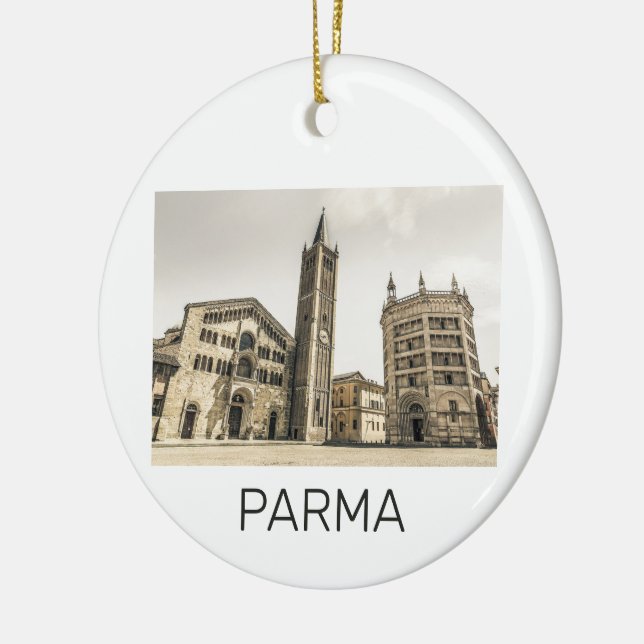 Parma Emilia Romagna Piazza Del Duomo Italien Keramik Ornament (Links)