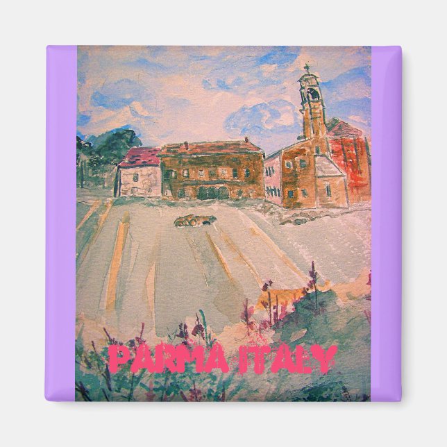 Parma italy Art Magnet (Vorne)