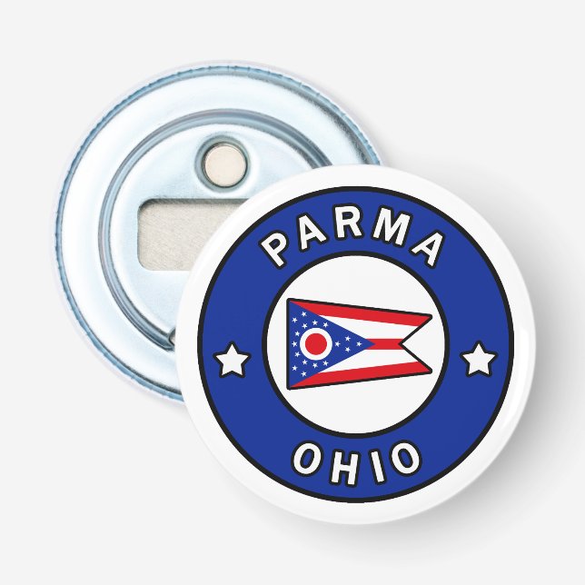 Parma Ohio Flaschenöffner (Vorderseite)
