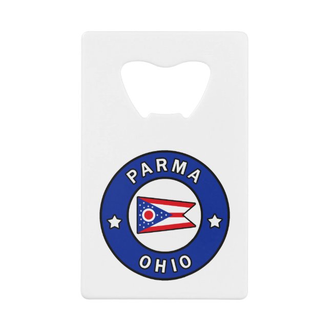 Parma Ohio Geldbeutel Flaschenöffner (Vorderseite)