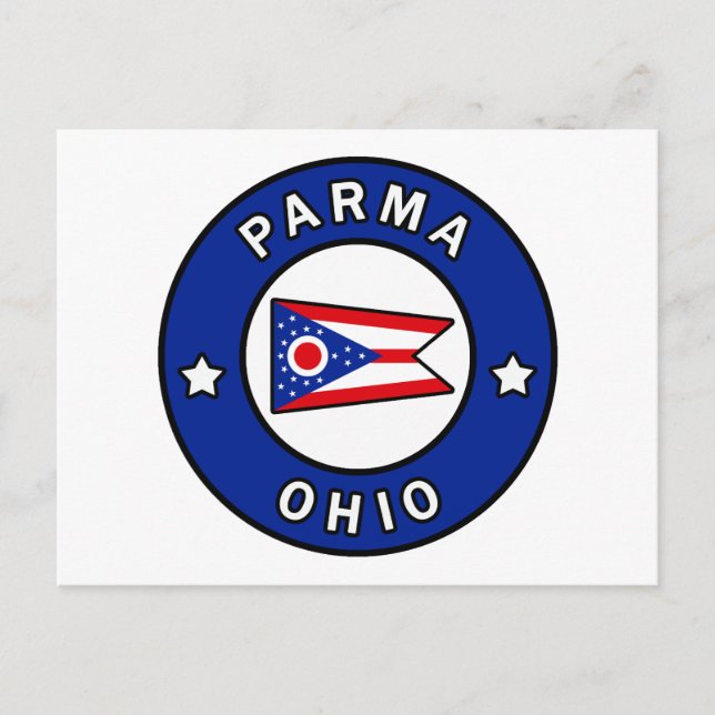 Parma Ohio Postkarte (Vorderseite)