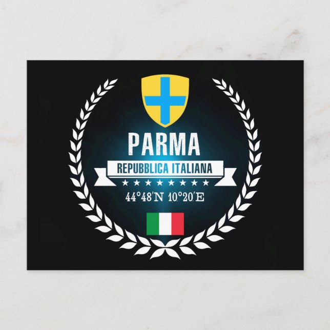 Parma Postkarte (Vorderseite)
