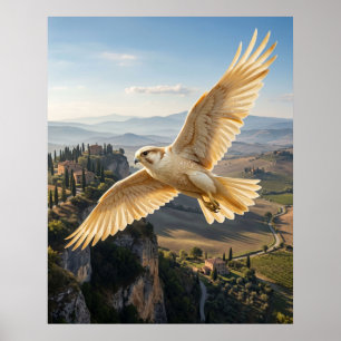 Parmesan-Falken-Klippen Poster