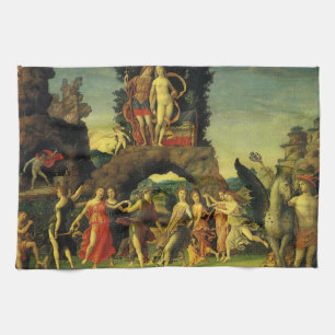 Parnass oder Mars und Venus von Andrea Mantegna Geschirrtuch
