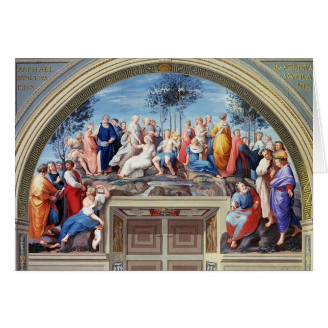 Parnassus et le Disputa, du della S de strophe (Devant horizontal)