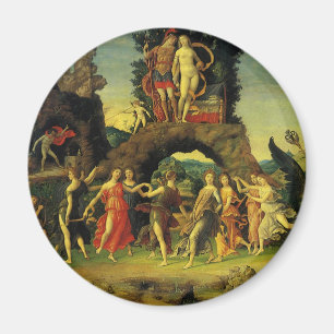 Parnassus, Mars und Venus von Andrea Mantegna Magnet