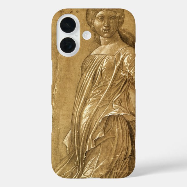Parnassus, tanzende Maus von Andrea Mantegna iPhone 16 Hülle (Rückseite)