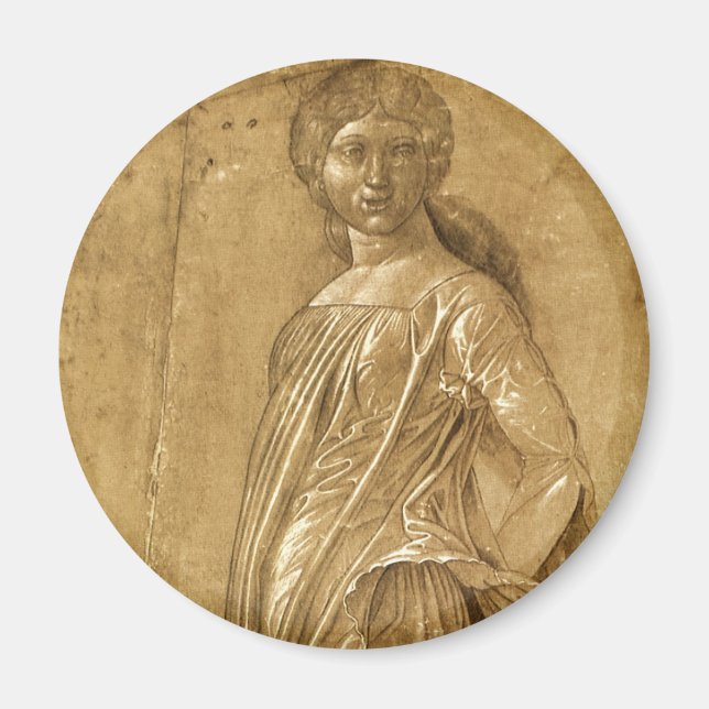 Parnassus, tanzende Maus von Andrea Mantegna Magnet (Vorne)