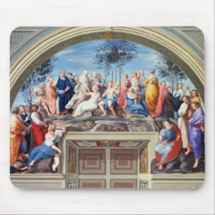Parnassus und das Disputa, vom Stanze della S Mousepad