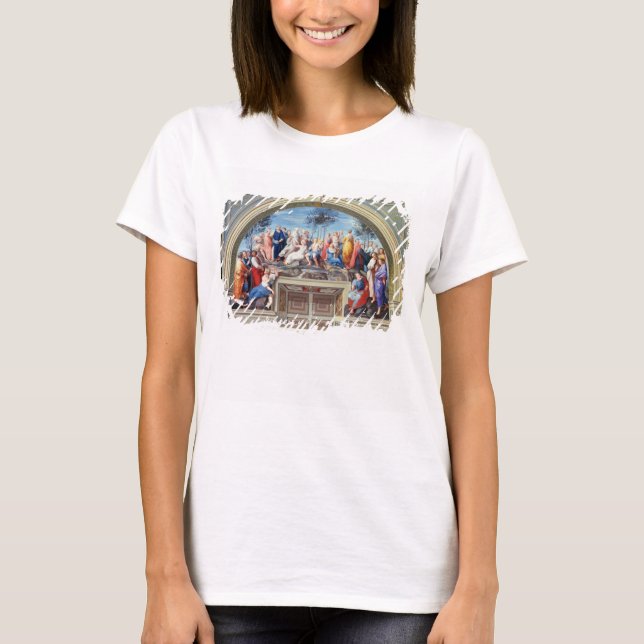 Parnassus und die Disputa aus der Stanza della S T-Shirt (Vorderseite)