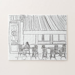 Parner noir et blanc Jigsaw Puzzle