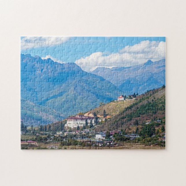 Paro Rinpung Dzong - Bhutan, Himalaya, Asien (Horizontal)