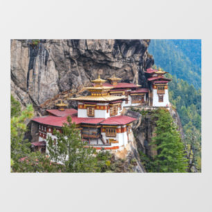 Paro Taktsang: Das Tiger-Nest-Kloster - Bhutan Fensteraufkleber